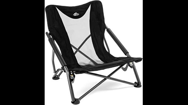 Cascade Mountain Tech Camping Chair Low Profile Folding Chair for Camping, Beach, Picnic, Barbequ смотреть онлайн