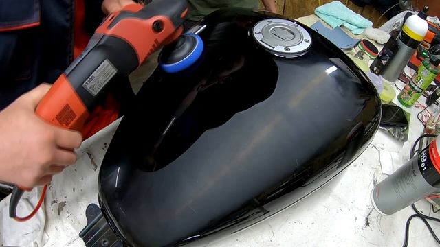 Полировка мотоцикла Detailing (Детейлинг)  Yamaha XVS 1300 (V-star 1300)