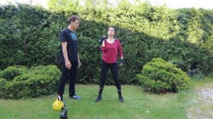 первая тренировка с гирей для женщин 50+