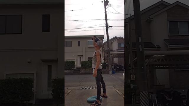 ケトルベル24kg ウインドミルkettle bell windmill