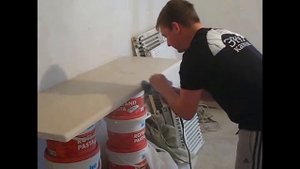 Шлифовка мраморного подоконника