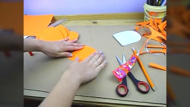 DIY Paper pumpkin (ENG Subtitles) - Speed up #144 смотреть онлайн