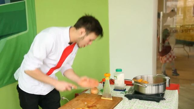 Мастер-класс от Степана Романова, шеф-повара "Доброй кухни", на Веган-Фесте 2015