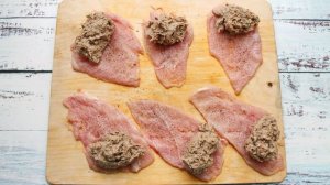 Куриные рулетики замороженные