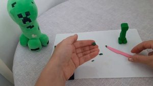 Как слепить КРИПЕРА из Manecraft поэтапно?!
