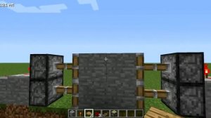 Minecraft(Туториал):как сделать механические ворота