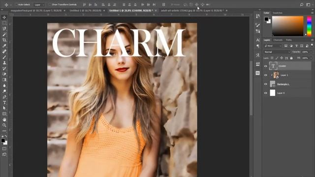 Photoshop Master Class: Professional Magazine & Book cover - learn Book Cover Design