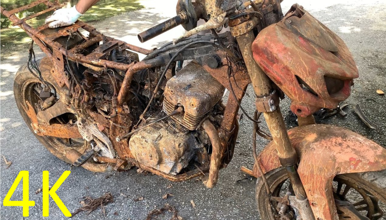 Полная реставрация старых мотоциклов KAWASAKI 4K
