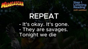 How to learn english with movies | Madagascar