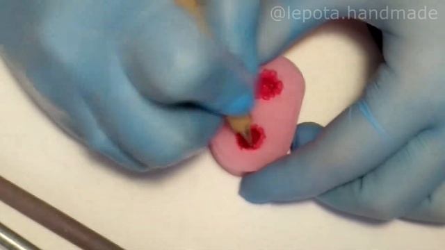 Полая малина из полимерной глины | Polymer clay DIY