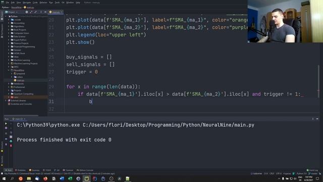 Algorithmic Trading Strategy in Python