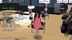 — миста и его первый день в 'school girl simulator' ?