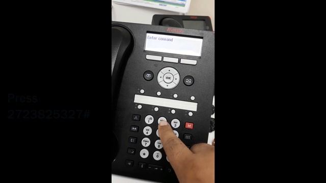 How To Factory Reset An Avaya 1608 IP Phone