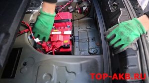 Замена аккумулятора BMW 5 F10 2014 г.в.