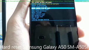 Hard reset Samsung Galaxy A50 SM-A505F