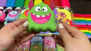 RELAXING WITH CLAY PIPING BAGS VS EYE SHADOW ! Mixing Random Things Into GLOSSY Slime #5391.mp4