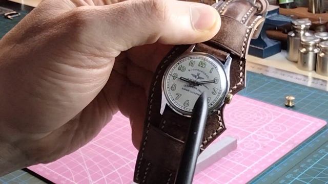 Обзор ремешков-напульсников. часть 2/leather watch strap. part 2