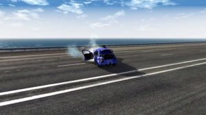 Машины скованные Цепью против Баллонов с Пропаном - BeamNg Drive