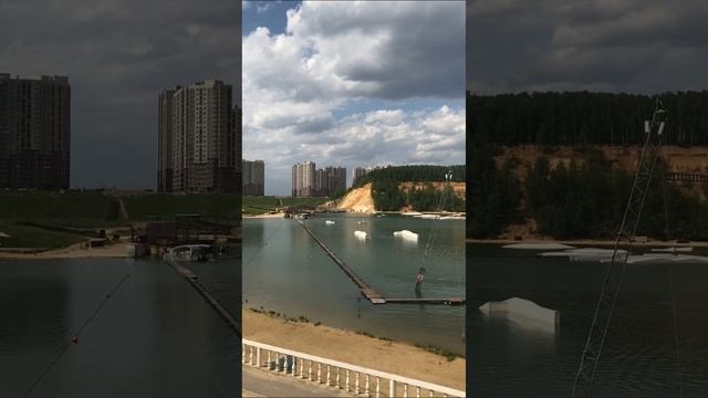 Московский область город Дзержинский Карьер￼ пляж