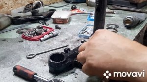 Сборка Днепр-11. Самодельный демпфер руля