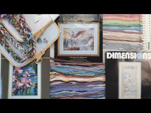 24. ПЛАНЫ на весну | Новые СТАРТЫ | Dimensions Enchanting Pegasus, Iris and Swan | Вышивка крестом.