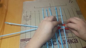 МК: Плетение овального дна из бумажных трубочек