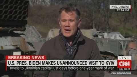 Репортер CNN: до прибытия на Украину Байдена никаких сирен в Киеве не было около 5 дней