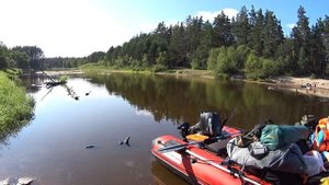 Река Лух.Сплав.День первый 18. 08.18.