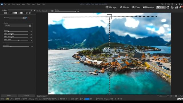 Make your photos look miniature using ACDSee! Tilt-Shift Effect Tutorial смотреть онлайн