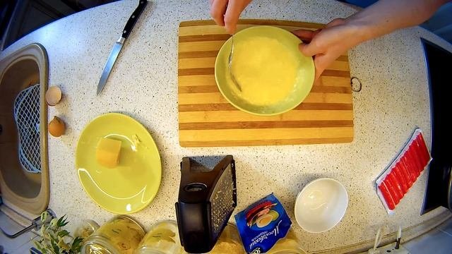 053. Крабовые палочки в кляре, или Оладьи с крабовыми палочками