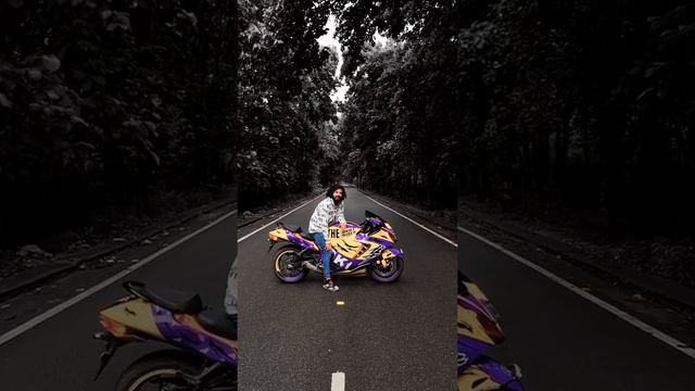 Kaisi Lagi LOKI Apney New Look Mai 💜🚀💛 #theuk07rider #short #anurag_dobhal #Loki #hayabusa