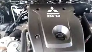 Mitsubishi 4N15 2.4L MIVEC turbo I4 Engine - Idle Sound & Reving - Engine Bay View