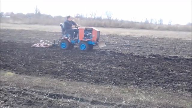 начало дачного сезона 2021. боронование огорода. смотреть онлайн