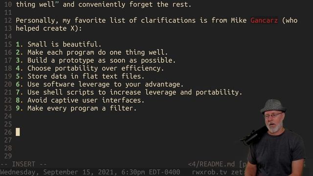 The (Actual) UNIX Philosophy смотреть онлайн