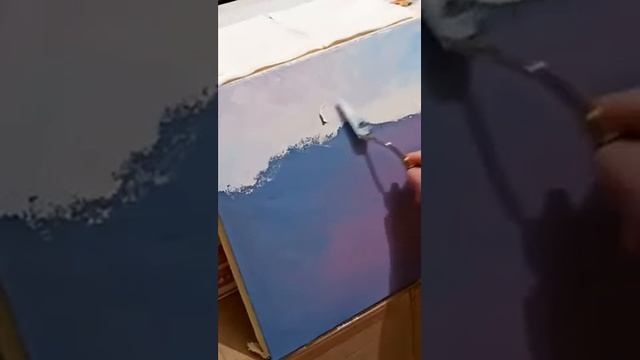 Студия "Творчество и Театр". Мастер-класс "Рисуем зиму в теплых тонах". Часть 1 смотреть онлайн