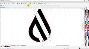 Уроки по изучению основ COREL DRAW. Отрисовка простого логотипа в программе Корел Драв