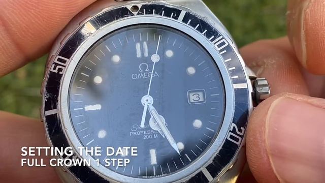 How To Setting the Time and Date OMEGA Seamaster Pre Bond | Omega watch Setting смотреть онлайн