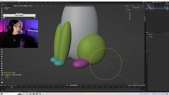 #1 СТРИМ | Создаем милого чёрного котика в 3D | CAT IN BLENDER смотреть онлайн