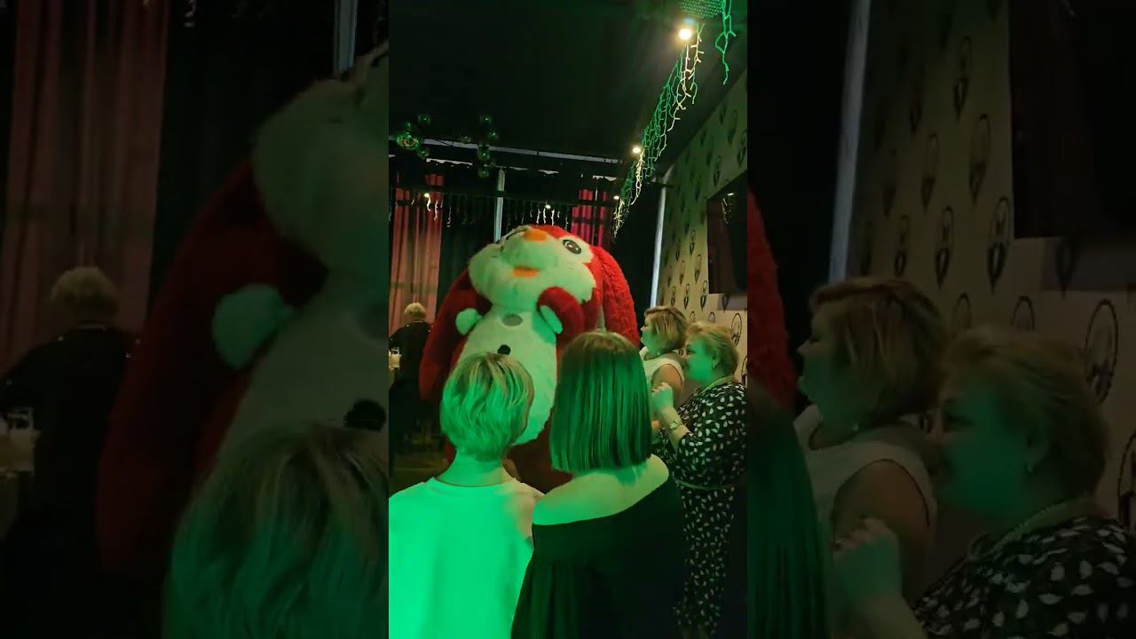 наш Зайчик любит всех поздравлять) #аниматоры #танцы #анимация #праздник #весело #свадьба #дети смотреть онлайн