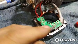 Polaris PSF 5140 ремонт безщеточного мотора