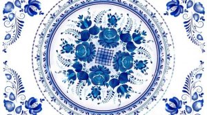 Футаж Орнамент Гжель