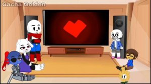Undertale React To:Former Time Trio! || Gacha Golden