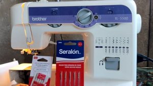maquina brother XL 5500 como enhebrar