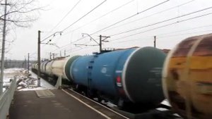 ⇕ ⇕ ВЛ 10 Тянет Гигантский состав//VL 10 Pulls Huge structure
