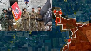 Карта боевых действий. Освобождена Новобахмутовка