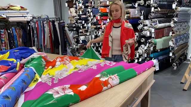 MEGASALE -20% в честь открытия LO SCAMPOLO | ШЁЛК ЦВЕТОЧНЫЙ ПРИНТ