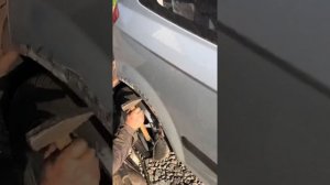 «Латка» на арке заднего крыла у Hyundai Getz?