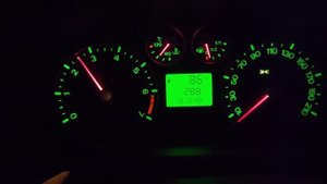 Обороты холостого хода Ford Fiesta MK5 после устранения подсоса воздуха.