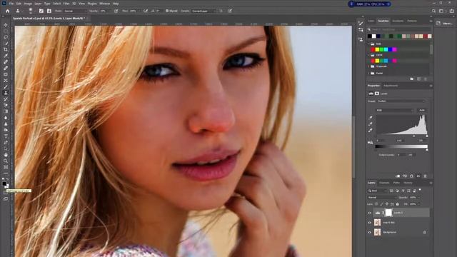 Portraits that sparkle My Version Photoshop смотреть онлайн