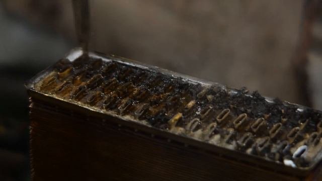 Чистка радиатора печки